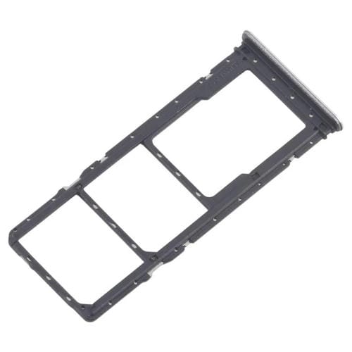 Bandejas para tarjeta SIM original (10 unidades) + bandeja para tarjeta SIM + bandeja para tarjeta Micro SD (plateadas) para Realme Narzo C71 4G RMX5303