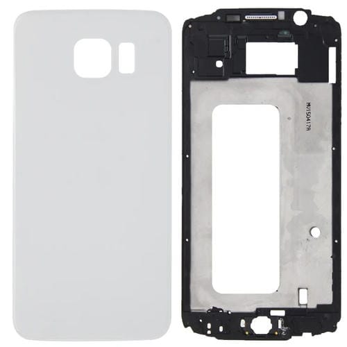 Cubierta Completa Samsung Galaxy S6 / G920F Carcasa Frontal LCD y Tapa Trasera (Blanco)
