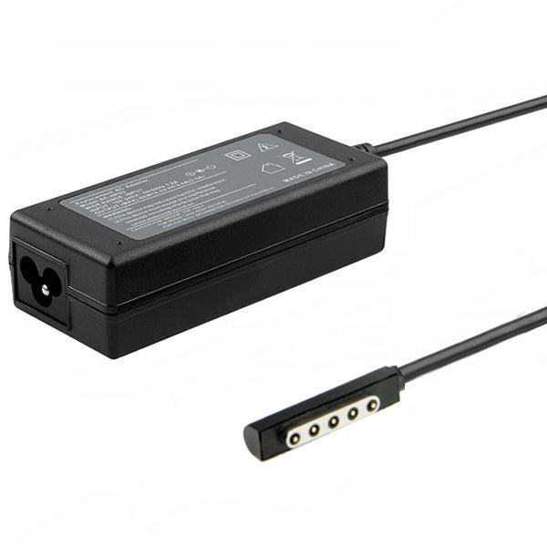 Mini Adaptador de CA Repuesto 12V 2A 24W para Microsoft Surface Laptop (Negro)