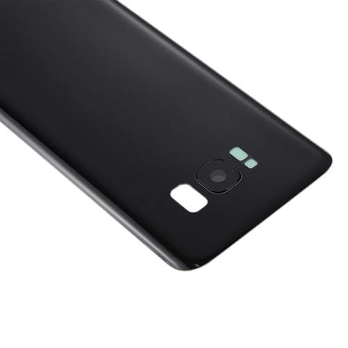Coperchio posteriore della batteria Samsung Galaxy S8+ G955 con obiettivo della fotocamera e adesivo (Nero)