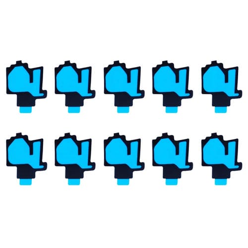 Adhésif de couvercle de lentille d'appareil photo Samsung Galaxy S8/G950 (10 pièces)