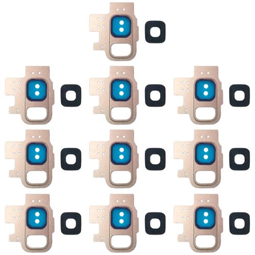 Tampa da Lente da Câmara Samsung Galaxy S9/G9600 (Ouro) - Pacote de (10 Peças)