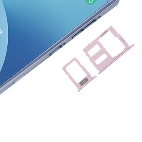 Tabuleiro do cartão SIM e Micro SD Samsung Galaxy J3/J5/J7 Cartão SIM Único (Ouro Rosa)