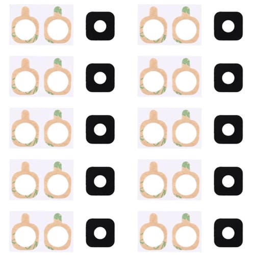 Cubierta de Lente Cámara Trasera Samsung Galaxy S6 Active / G890 con Adhesivo (10 Piezas)