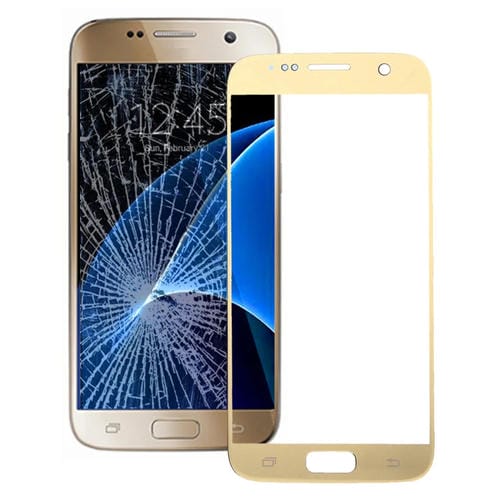 Écran frontal Samsung Galaxy S7/G930 Lentille en verre extérieure (Doré)