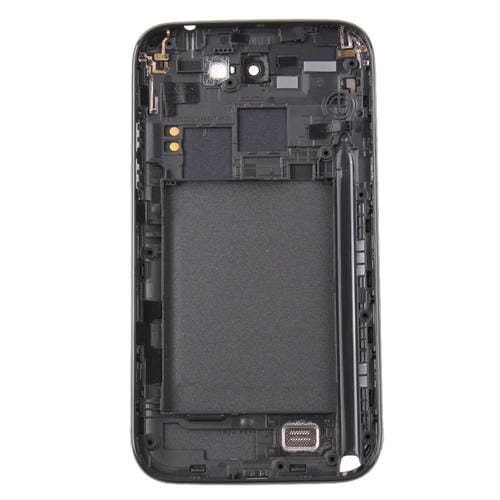 Bezel and Back Cover Samsung Galaxy Note 2 N7100 (Black) Battery