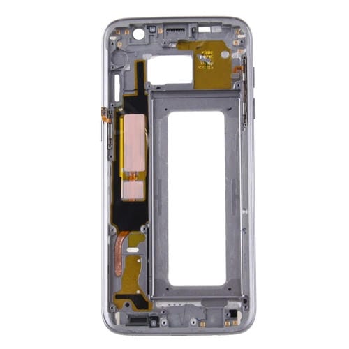 Frente do invólucro LCD Moldura Moldura Samsung Galaxy S7 Edge/G935 (Cinza)