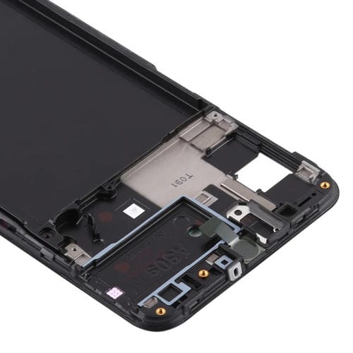 Front Cover Samsung Galaxy A30s LCD Frame Bezel Plate (Black)