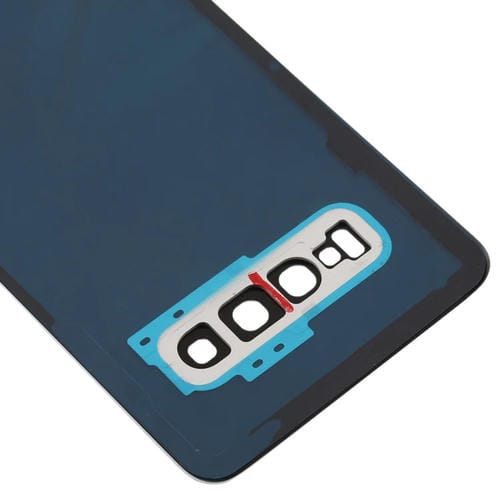 Couvercle arrière de batterie Samsung Galaxy S10 de lentille de caméra (Blanc)