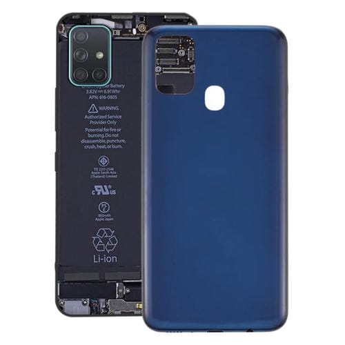 Couvercle arrière de la batterie Samsung Galaxy M31/M31 Prime (Bleu)