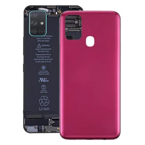 Couvercle arrière de batterie Samsung Galaxy M31/M31 Prime (Rouge)