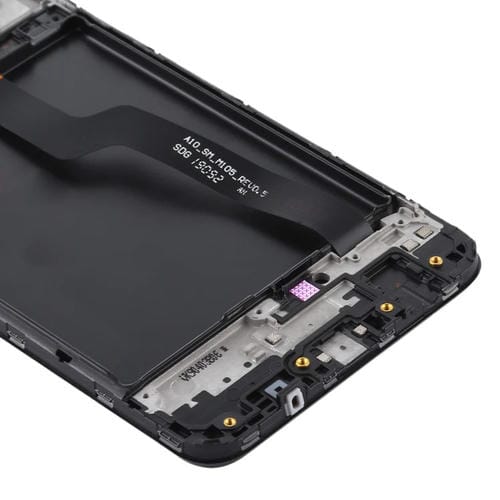 LCD-Bildschirm Samsung Galaxy A10 SM-A105F mit Rahmen (Schwarz)