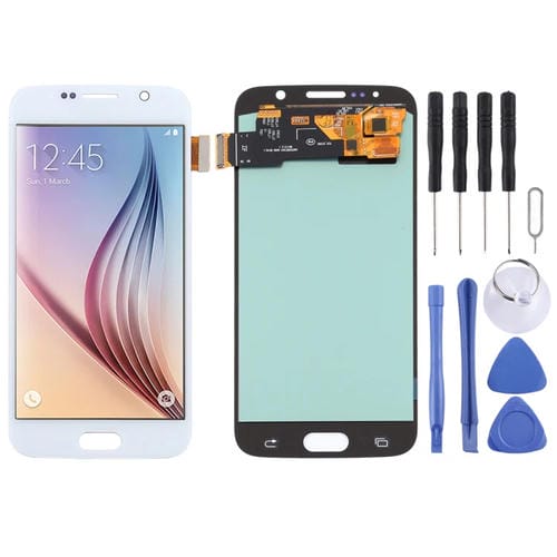 Pantalla Completa OLED Samsung Galaxy S6 (Blanco)