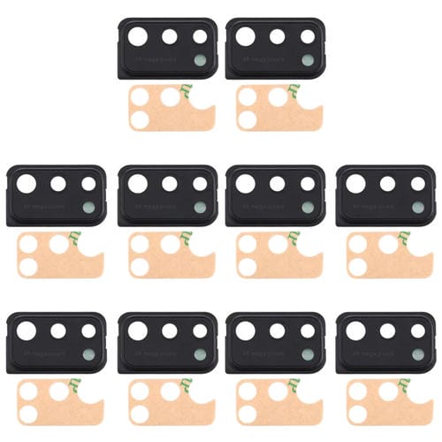 Camera Lens Cover Samsung Galaxy A41 (10 Pieces) (Black)