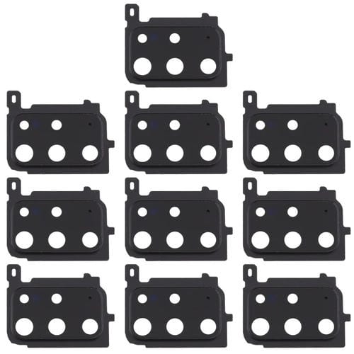 Copertura dell'obiettivo della fotocamera Samsung Galaxy S20+ (10 pezzi) (Nero)