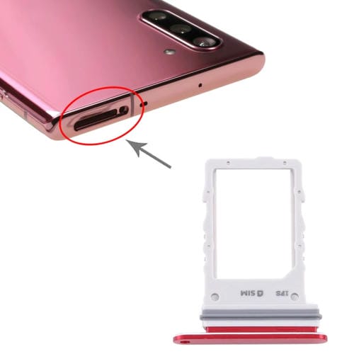 SIM Card Tray Samsung Galaxy Note 10 5G (Red)