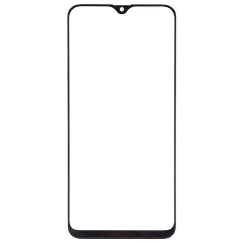 Pantalla Frontal Lente de Vidrio Samsung Galaxy A20 (Negro) - Pack de (10 Piezas)