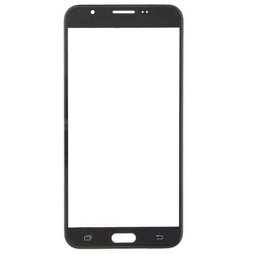 Obiettivo in vetro esterno dello schermo Samsung Galaxy J7 V/J727V/J727P (10 pezzi) (Nero)