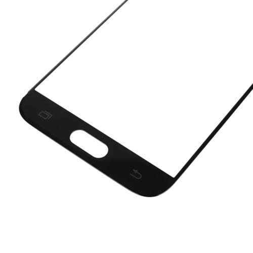 Glaslinse Frontbildschirm Samsung Galaxy J7 J730 (10 Stück) (Schwarz)
