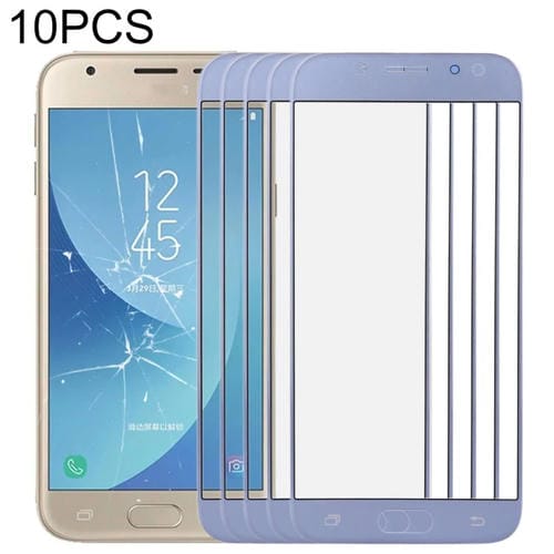 Außen-Glaslinse des Samsung Galaxy J3 / J330-Displays (Blau) - Packung (10 Stück)