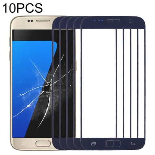 Écran frontal Samsung Galaxy S7 G930 Lentille en verre extérieure (noir) (10 pièces)