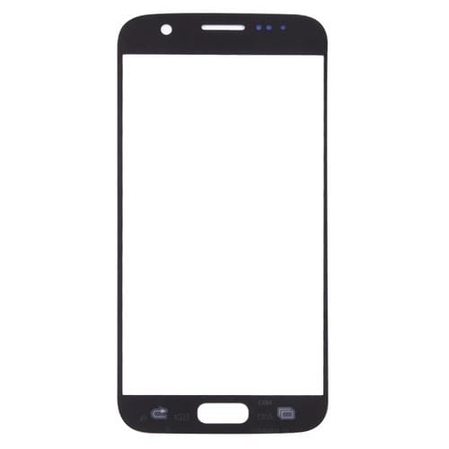 Frontbildschirm Samsung Galaxy S7 G930 Außenglaslinse (Schwarz) (10 Stück)