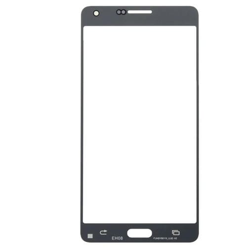 Glaslinse Samsung Galaxy A7 Frontbildschirm (10 Stück) (Schwarz)