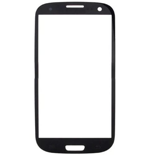Schermo Frontale in Vetro Samsung Galaxy S3/i9300 (2013) (Nero) Lente Esterna 10 pezzi