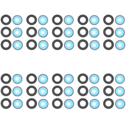 RĂŒckkameraobjektiv Samsung Galaxy A52 5G SM-A526 (10 StĂŒck)