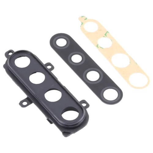 Camera Lens Cover Compatible with Samsung Galaxy A21 SM-A215 (10 Pieces), Black