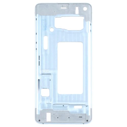 Plaque de lunette de cadre moyen Samsung Galaxy S10 (Bleu)