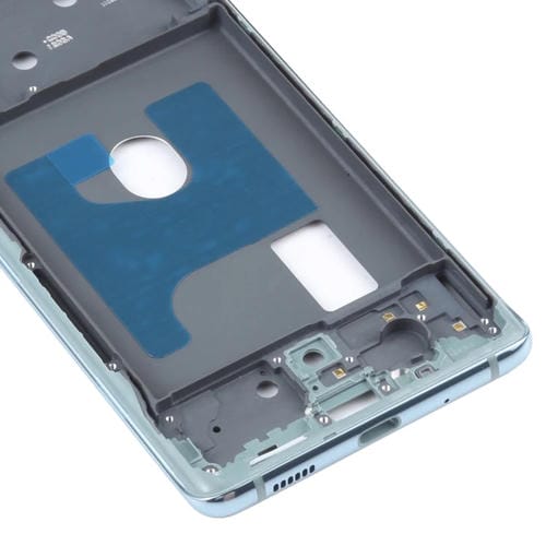 Plaque de lunette de cadre moyen Samsung Galaxy S20 FE avec accessoires (bleu)