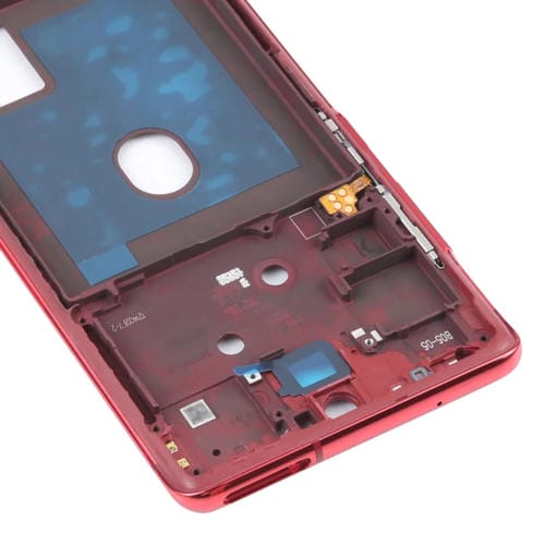 Cadre Moyen Biseauté avec Accessoires Samsung Galaxy S20 FE (Rouge)