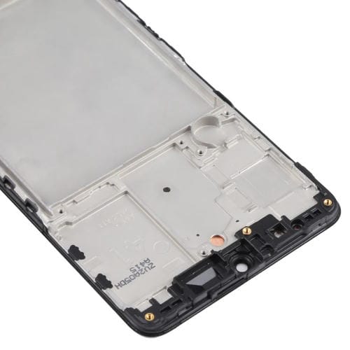 LCD-Bildschirm Super AMOLED Samsung Galaxy A41 SM-A415 mit Rahmen (Schwarz)