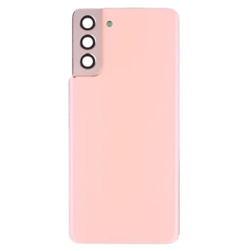 Dos de couverture Samsung Galaxy S21+ 5G avec couvercle de lentille d'appareil photo (rose)