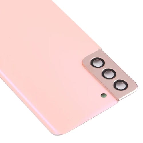 Dos de couverture Samsung Galaxy S21+ 5G avec couvercle de lentille d'appareil photo (rose)