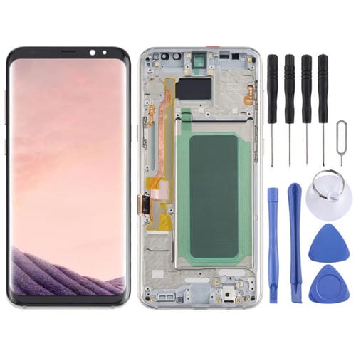 Écran LCD OLED Samsung Galaxy S8+ SM-G955 avec Cadre (Or)