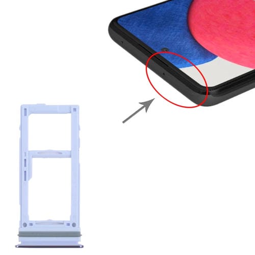 Tabuleiro de Cartão SIM e Micro SD Samsung Galaxy A52S 5G SM-A528 (Púrpura)