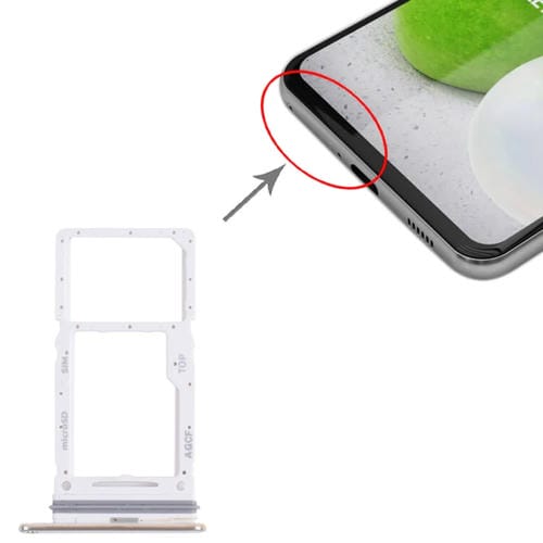 Vassoio della scheda SIM e Micro SD Samsung Galaxy A73 5G SM-A736B (Bianco)