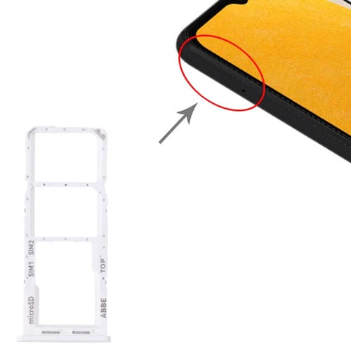 SIM-Karten- und Micro-SD-Fach Samsung Galaxy A13 5G SM-A136 (Weiß)