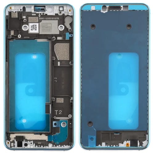 Meio Bisel de Moldura Samsung Galaxy A6s (Azul) da Placa
