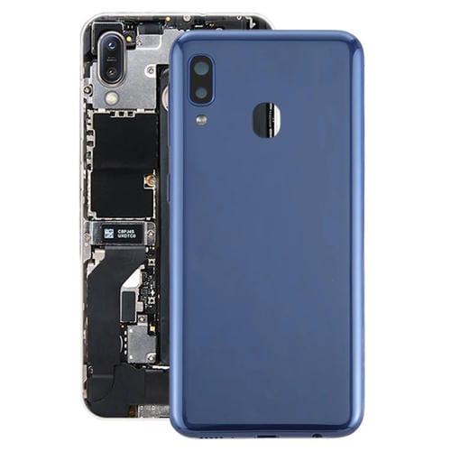 Coperchio posteriore della batteria Samsung Galaxy A20e con tasti laterali (blu)