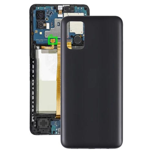 RĂŒckseite des Batteriefachs Samsung Galaxy A03S SM-A037F (Schwarz)