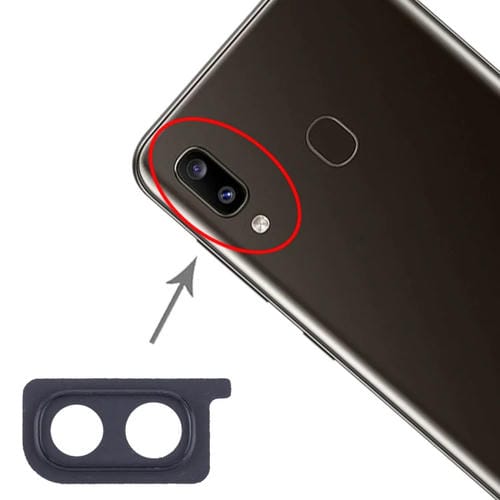 Cubierta de Lente de Cámara Samsung Galaxy A20 (10 Piezas) (Negro)