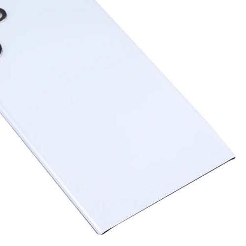 Dos de couverture + Objectif de caméra Samsung Galaxy S22 Ultra 5G SM-S908B (Blanc)