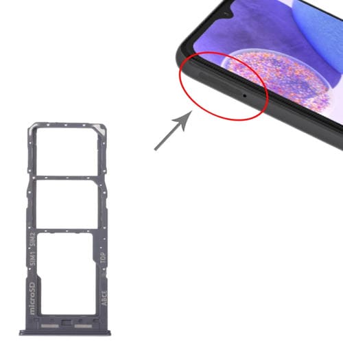 SIM Card and Micro SD Tray Samsung Galaxy A23 SM-A235 (Black)