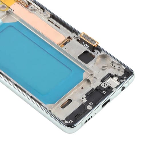 Pantalla LCD TFT de 6,05 pulgadas para Samsung Galaxy S10 4G SM-G973F, digitalizador completo con marco, sin identificación de huellas dactilares.