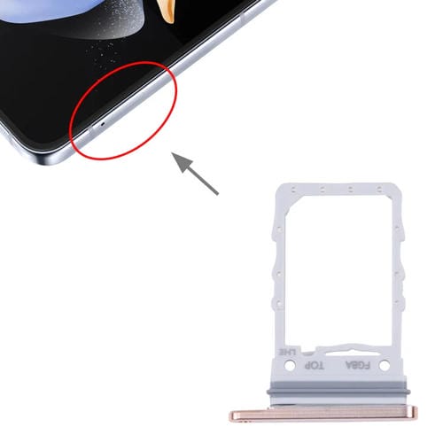 SIM Card Tray Samsung Galaxy Z Flip4 SM-F721B (Gold)