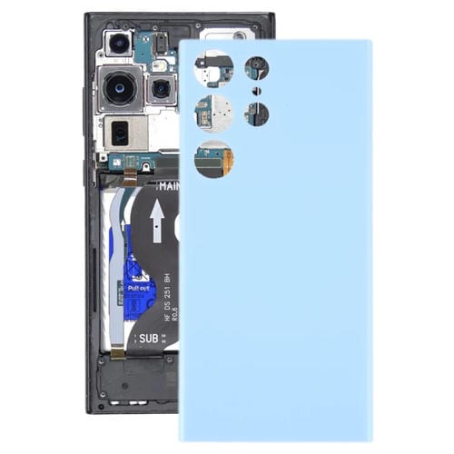 Tapa Trasera de Batería Samsung Galaxy S23 Ultra 5G SM-S918B (Azul)