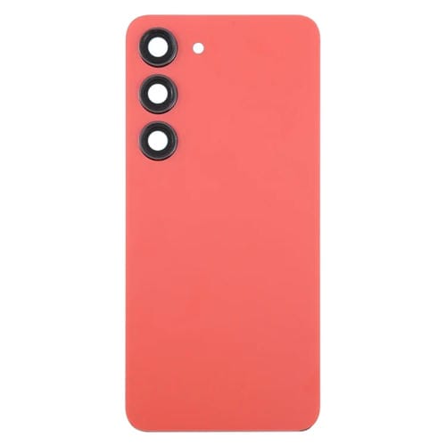 Rückseite aus Glas Samsung Galaxy S23 SM-S911B mit Kameraglas (Rot)